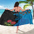 Fiji and New Zealand Together Sarong Tapa Maori Tattoo mix Tagimoucia and Pohutukawa