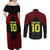 Custom Vitis Central Dabaris Rugby Couples Matching Off Shoulder Maxi Dress and Long Sleeve Button Shirts Papua New Guinea Polynesian Tattoo LT03 - Polynesian Pride