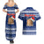 Tokelau Christmas Couples Matching Summer Maxi Dress and Hawaiian Shirt Santa Claus Tokelau Flag and Coat of Arms with Polynesian Pattern LT03 - Polynesian Pride