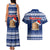 Tokelau Christmas Couples Matching Tank Maxi Dress and Hawaiian Shirt Santa Claus Tokelau Flag and Coat of Arms with Polynesian Pattern LT03 - Polynesian Pride