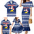 Tokelau Christmas Family Matching Mermaid Dress and Hawaiian Shirt Santa Claus Tokelau Flag and Coat of Arms with Polynesian Pattern LT03 - Polynesian Pride