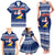 Tokelau Christmas Family Matching Tank Maxi Dress and Hawaiian Shirt Santa Claus Tokelau Flag and Coat of Arms with Polynesian Pattern LT03 - Polynesian Pride