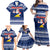 Personalised Tokelau Christmas Family Matching Off Shoulder Maxi Dress and Hawaiian Shirt Santa Claus Tokelau Flag and Coat of Arms with Polynesian Pattern LT03 - Polynesian Pride