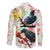 New Zealand Pohutukawa Tui Bird Family Matching Mermaid Dress and Hawaiian Shirt Kowhai Version LT03 - Polynesian Pride