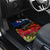 New Zealand ANZAC Day Car Mats Pohutukawa Flower and Tui Bird LT03 - Polynesian Pride