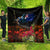 New Zealand ANZAC Day Quilt Pohutukawa Flower and Tui Bird LT03 - Polynesian Pride