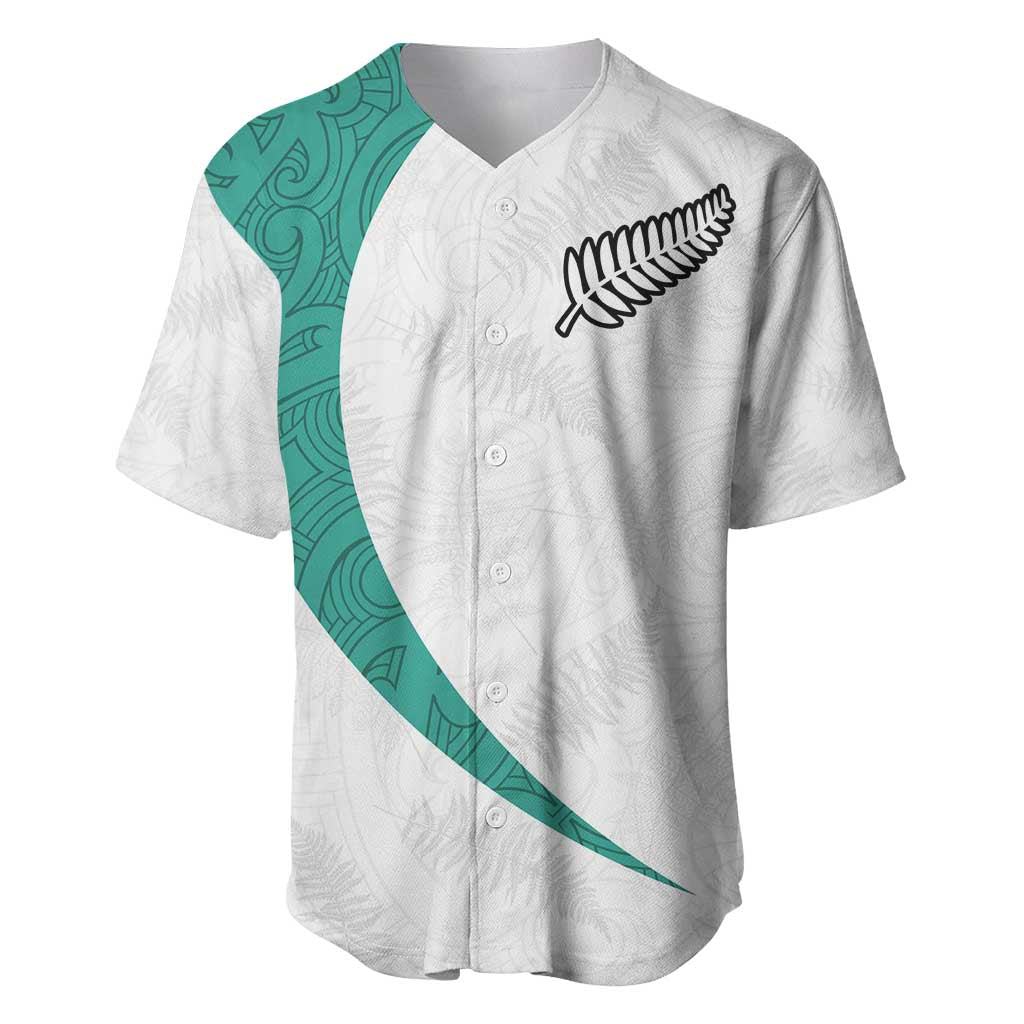 Custom New Zealand Football Baseball Jersey Go All Silver Ferns - Towards World Cup 2026 LT03 White - Polynesian Pride