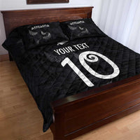 Custom New Zealand Rugby Quilt Bed Set All Silver Ferns Blacks LT03 - Polynesian Pride