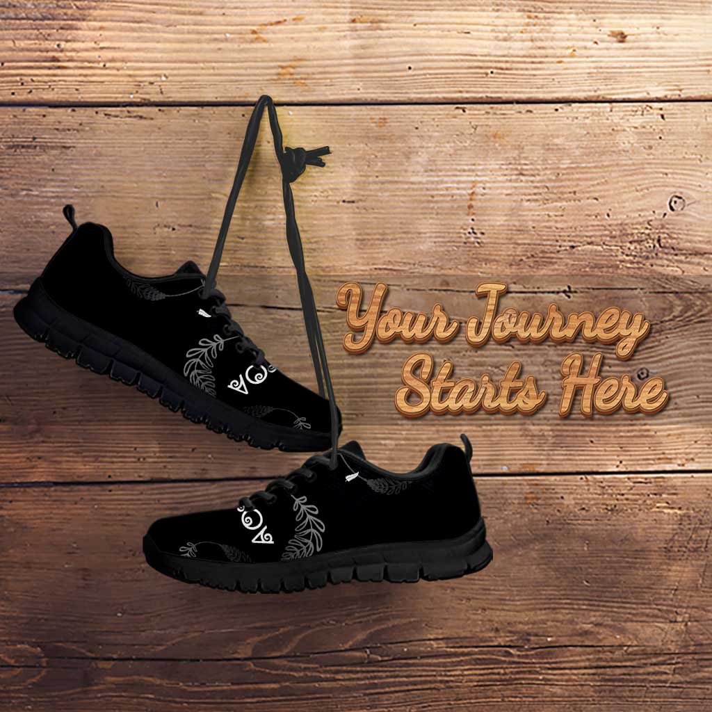 Custom New Zealand Rugby Sneakers All Silver Ferns Blacks LT03 - Polynesian Pride
