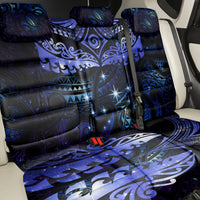 New Zealand Matariki Back Car Seat Cover Maori Pattern and Matariki Sky Night LT03 - Polynesian Pride