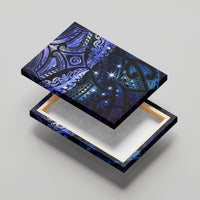 New Zealand Matariki Canvas Wall Art Maori Pattern and Matariki Sky Night LT03 - Polynesian Pride