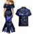 New Zealand Matariki Couples Matching Mermaid Dress and Hawaiian Shirt Maori Pattern and Matariki Sky Night