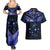 New Zealand Matariki Couples Matching Summer Maxi Dress and Hawaiian Shirt Maori Pattern and Matariki Sky Night