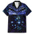 New Zealand Matariki Family Matching Long Sleeve Bodycon Dress and Hawaiian Shirt Maori Pattern and Matariki Sky Night