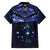 New Zealand Matariki Family Matching Long Sleeve Bodycon Dress and Hawaiian Shirt Maori Pattern and Matariki Sky Night