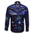 New Zealand Matariki Family Matching Short Sleeve Bodycon Dress and Hawaiian Shirt Maori Pattern and Matariki Sky Night