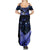 New Zealand Matariki Family Matching Summer Maxi Dress and Hawaiian Shirt Maori Pattern and Matariki Sky Night