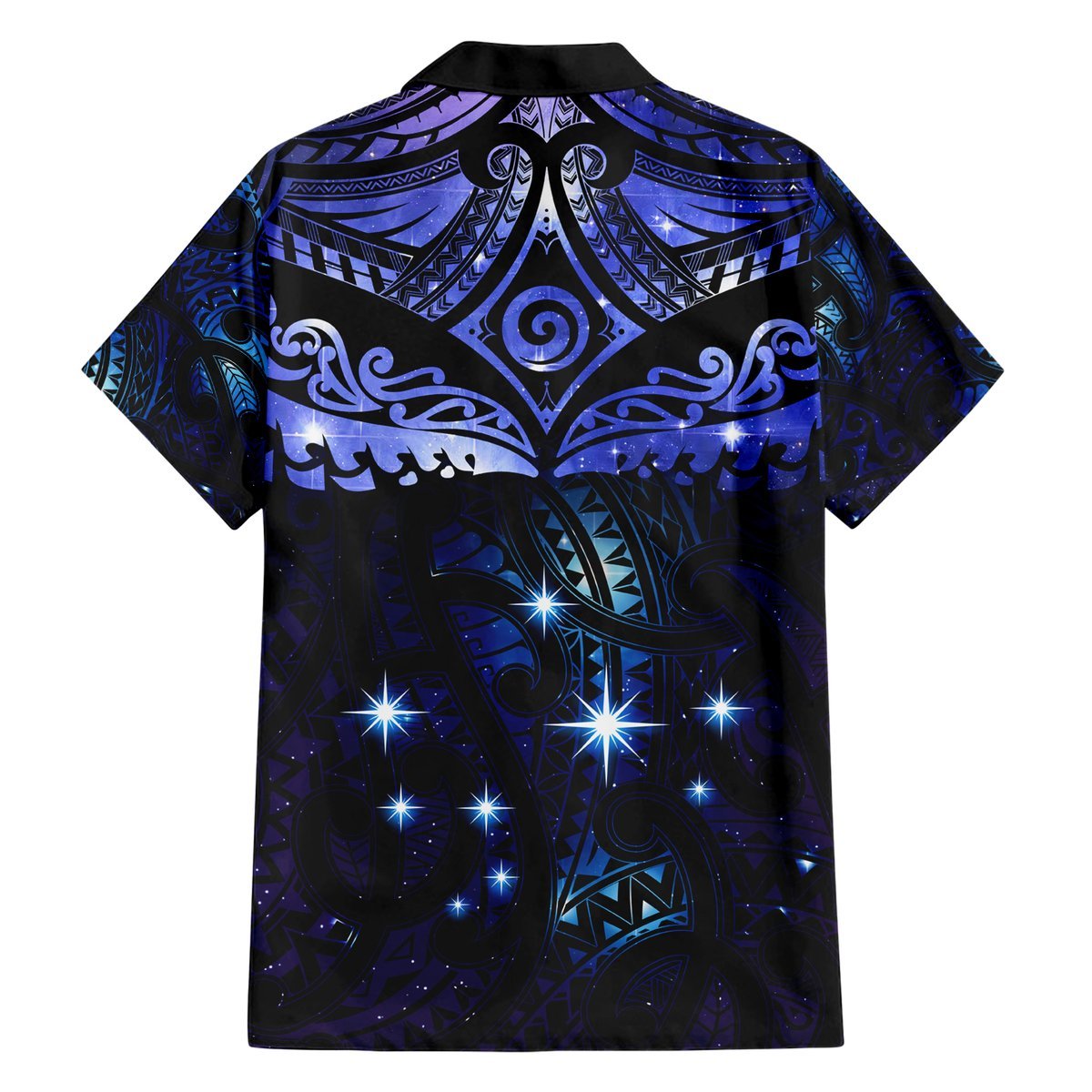 New Zealand Matariki Hawaiian Shirt Maori Pattern and Matariki Sky Night LT03 - Polynesian Pride