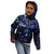 New Zealand Matariki Kid Hoodie Maori Pattern and Matariki Sky Night