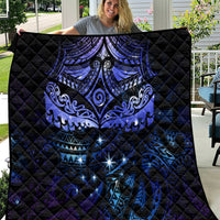 New Zealand Matariki Quilt Maori Pattern and Matariki Sky Night LT03 Blue - Polynesian Pride