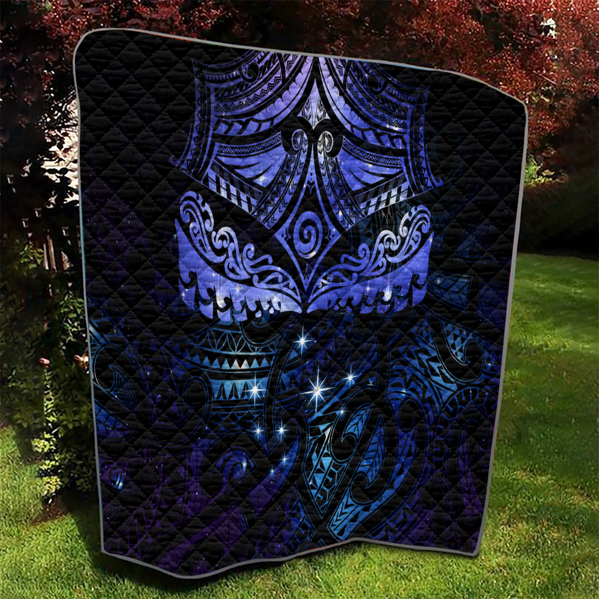 New Zealand Matariki Quilt Maori Pattern and Matariki Sky Night LT03 - Polynesian Pride