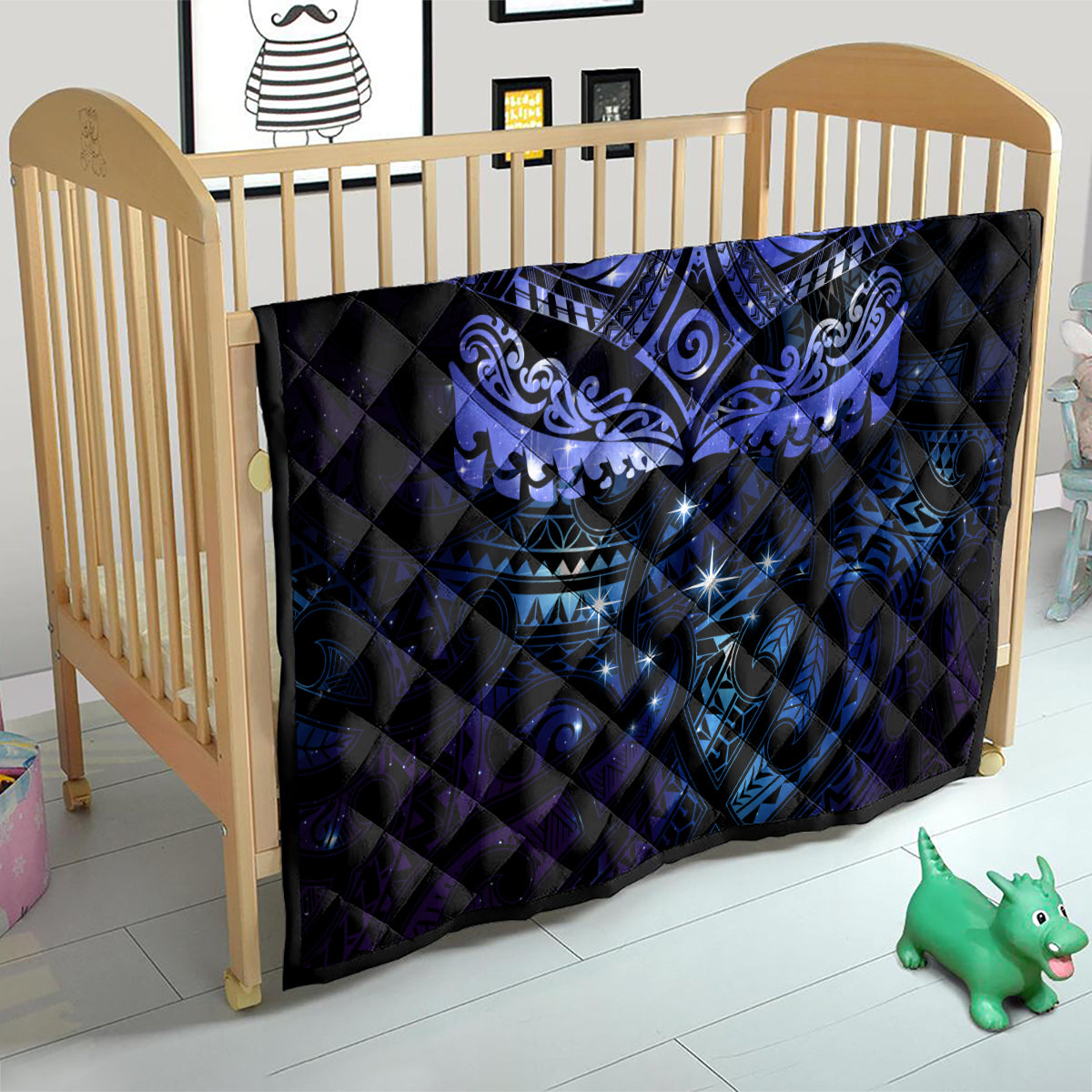 New Zealand Matariki Quilt Maori Pattern and Matariki Sky Night LT03 - Polynesian Pride