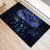 New Zealand Matariki Rubber Doormat Maori Pattern and Matariki Sky Night