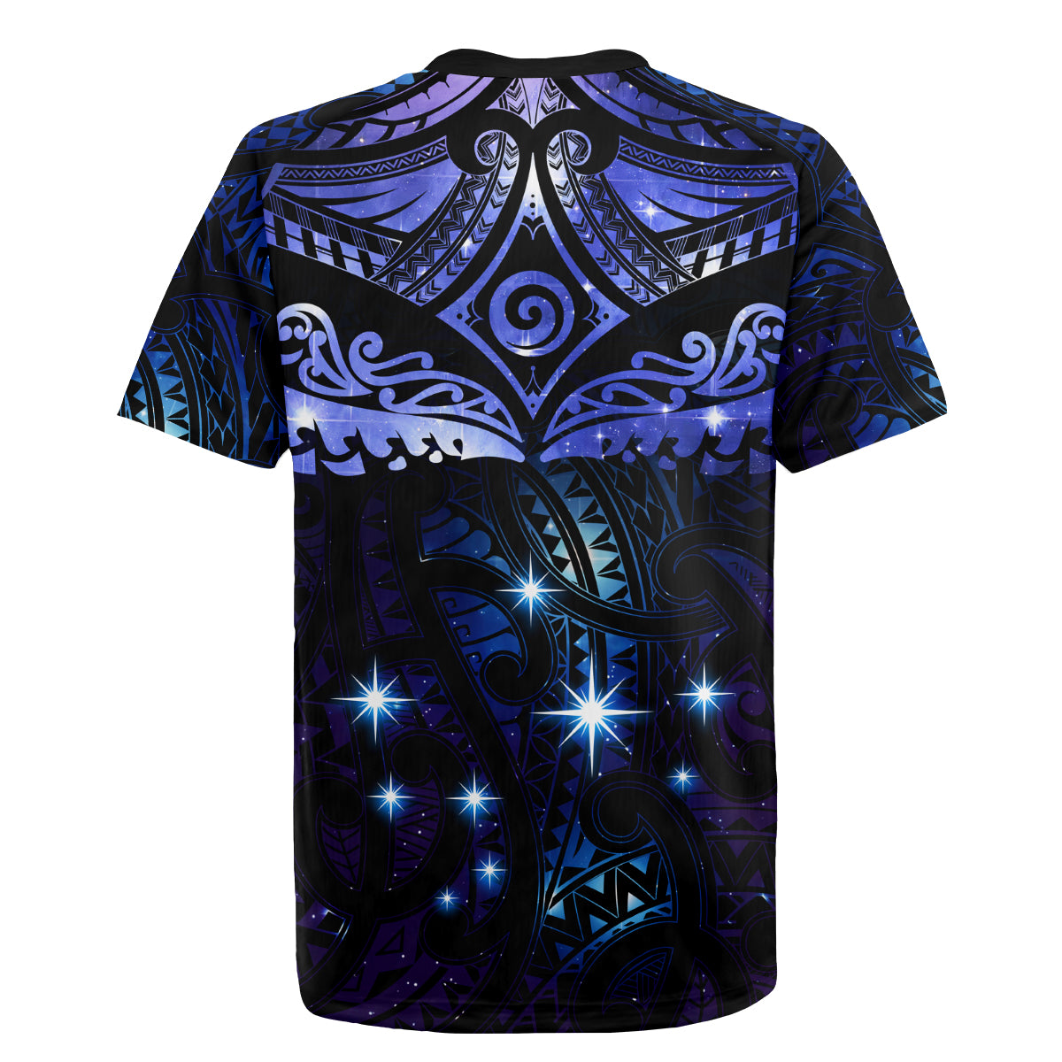 New Zealand Matariki Rugby Jersey Maori Pattern and Matariki Sky Night LT03 - Polynesian Pride