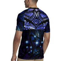 New Zealand Matariki Rugby Jersey Maori Pattern and Matariki Sky Night LT03 - Polynesian Pride