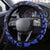 New Zealand Matariki Steering Wheel Cover Maori Pattern and Matariki Sky Night