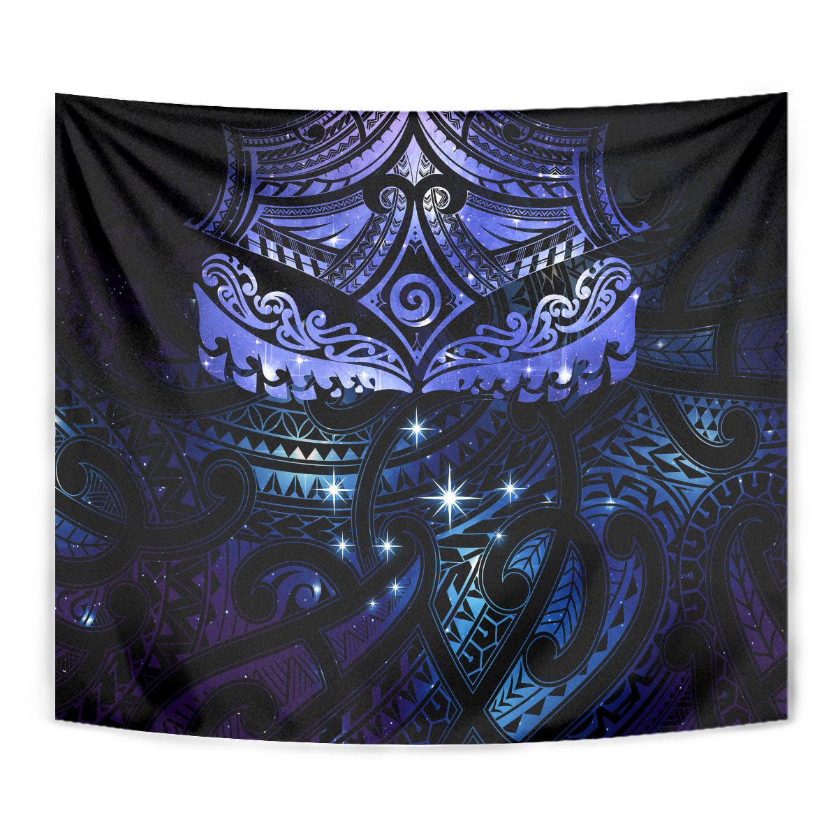 New Zealand Matariki Tapestry Maori Pattern and Matariki Sky Night LT03 - Polynesian Pride