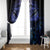 New Zealand Matariki Window Curtain Maori Pattern and Matariki Sky Night