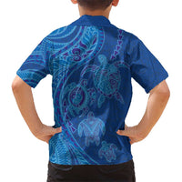 Hawaiian Turtles and Polynesian Art Tattoo Hawaiian Shirt Ocean Abyss LT03 - Polynesian Pride
