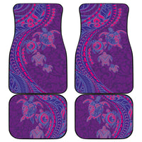 Hawaiian Turtles and Polynesian Art Tattoo Car Mats Dusky Violet LT03 - Polynesian Pride