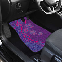 Hawaiian Turtles and Polynesian Art Tattoo Car Mats Dusky Violet LT03 - Polynesian Pride