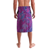 Hawaiian Turtles and Polynesian Art Tattoo Lavalava Cerise LT03 - Polynesian Pride