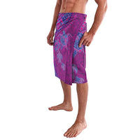 Hawaiian Turtles and Polynesian Art Tattoo Lavalava Cerise LT03 - Polynesian Pride