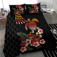 Hawaiian Hibiscus Turtle and Tropical Flower Bedding Set Dynamic Vibe LT03 - Polynesian Pride