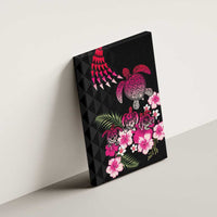 Hawaiian Hibiscus Turtle and Tropical Flower Canvas Wall Art Sweet Vibe LT03 - Polynesian Pride