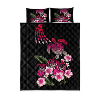 Hawaiian Hibiscus Turtle and Tropical Flower Quilt Bed Set Sweet Vibe LT03 - Polynesian Pride