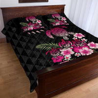 Hawaiian Hibiscus Turtle and Tropical Flower Quilt Bed Set Sweet Vibe LT03 - Polynesian Pride