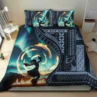 Samoan Siapo Motif and Siva Afi Dance Bedding Set LT03 - Polynesian Pride