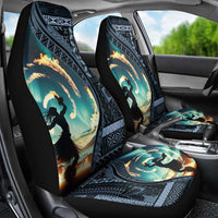 Samoan Siapo Motif and Siva Afi Dance Car Seat Cover LT03 - Polynesian Pride