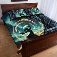 Samoan Siapo Motif and Siva Afi Dance Quilt Bed Set LT03 - Polynesian Pride