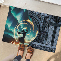 Samoan Siapo Motif and Siva Afi Dance Rubber Doormat LT03 - Polynesian Pride