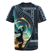 Samoan Siapo Motif and Siva Afi Dance Rugby Jersey LT03 - Polynesian Pride