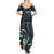 Samoan Siapo Motif and Siva Afi Dance Summer Maxi Dress