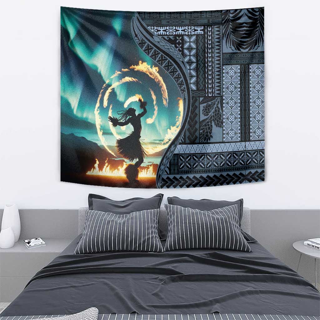 Samoan Siapo Motif and Siva Afi Dance Tapestry LT03 - Polynesian Pride