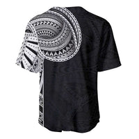Samoan Art Tattoo Polynesian Pattern Baseball Jersey LT03 - Polynesian Pride