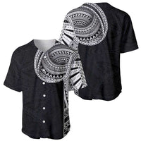 Samoan Art Tattoo Polynesian Pattern Baseball Jersey LT03 - Polynesian Pride